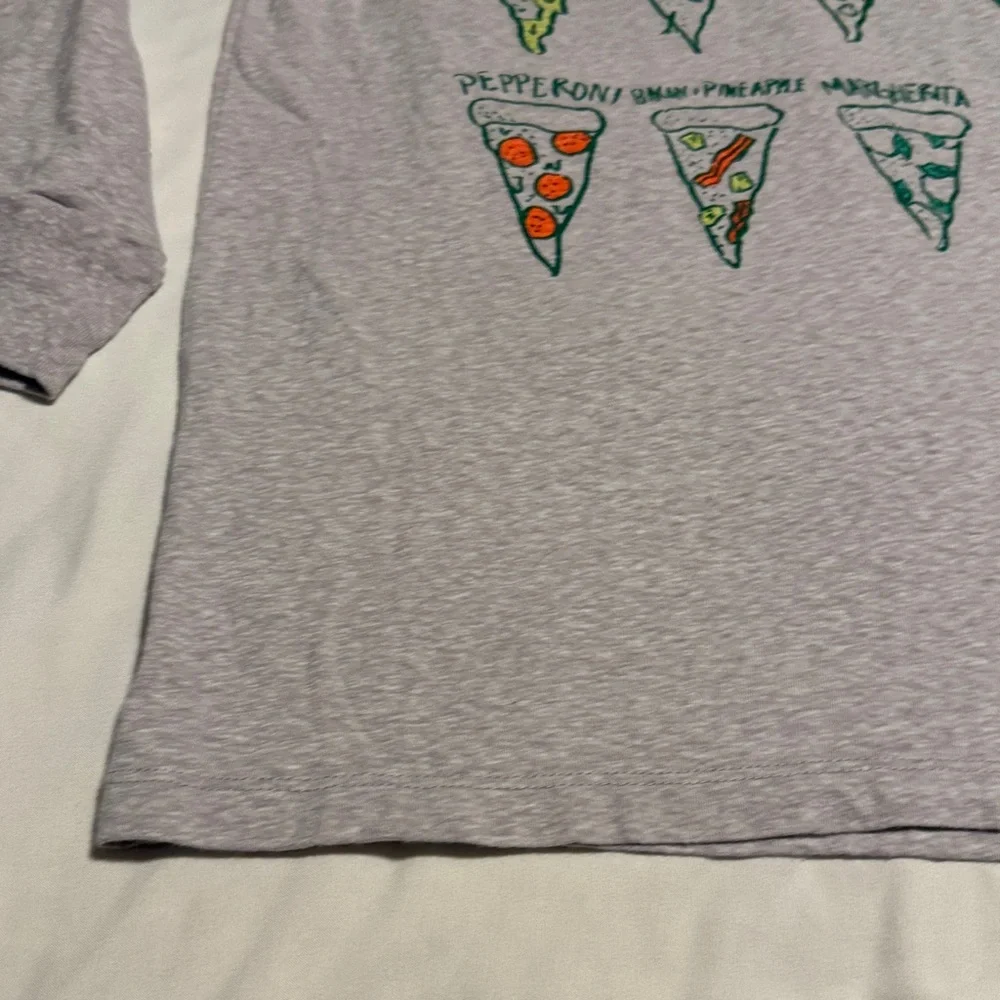 Crewcuts Gray Pizza Slice Long Sleeve Tee